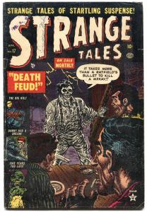 STRANGE TALES #17-1953-ATLAS-PRE-CODE HORROR-SIGNED BY JOE SINNOTT