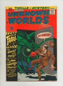 Unknown Worlds #55 - Cover Art By Kurt Schaffenberger - (Grade 7.0) 1967