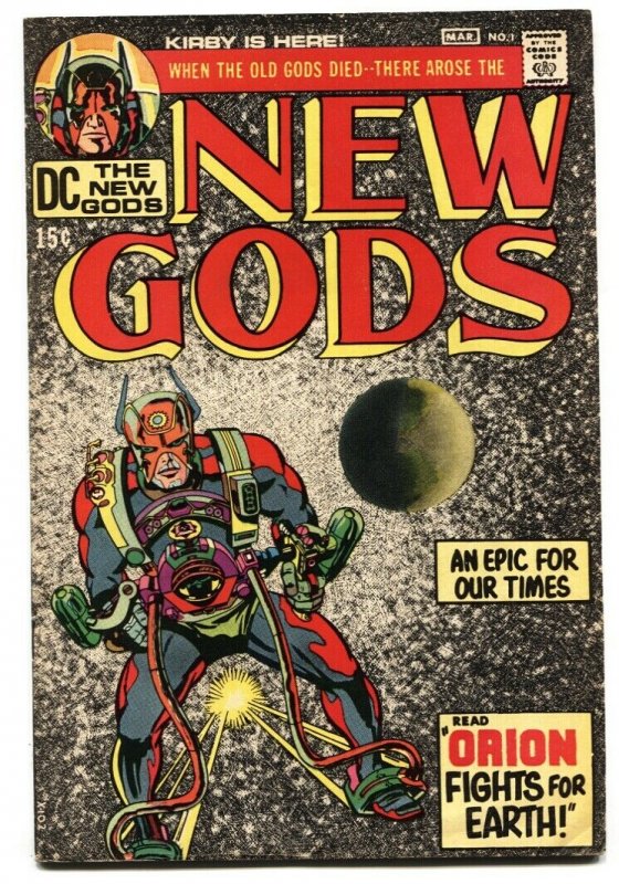 NEW GODS #1 1971 1st issue DARKSEID comic book-VF