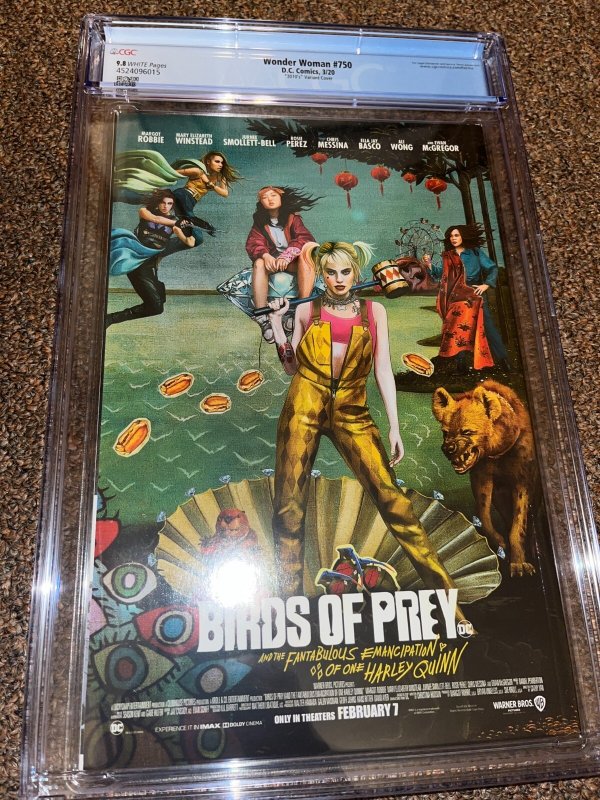 Wonder Woman 750 (2016), Jim Lee 2010s, Variant CGC Graded 9.8