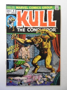 Kull the Conqueror #8 (1973) FN Condition! indentations fc