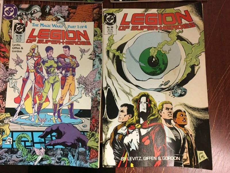 Lot of 6 Legion of Super-Heroes DC Comic Books # 58 60 61 ANNUAL # 1 2 3 YY13