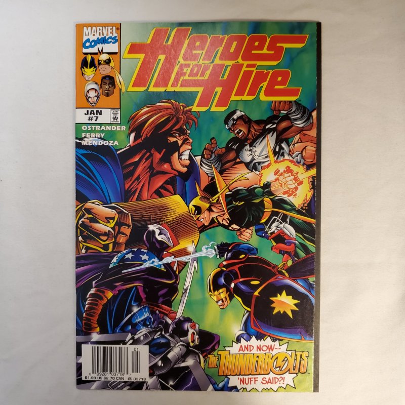 Heroes for Hire 7 Very Fine/Near Mint