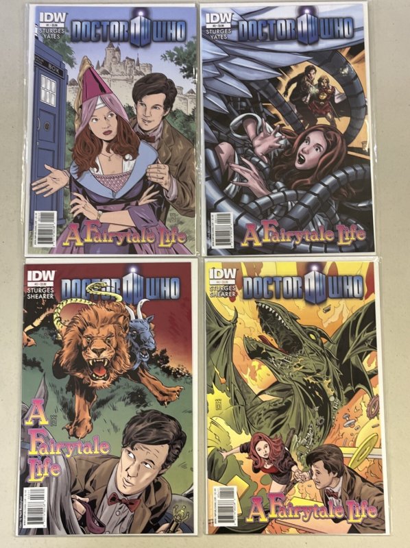 Doctor Who A Fairy Tale (2011) #1-4 Complete Set (VF/NM)  IDW   Sturges|Yates