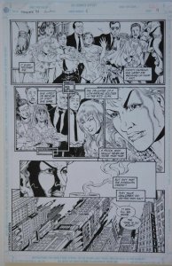 PHIL JIMENEZ / BRUCE PATTERSON original art, SHOWCASE '94 #5 pg 9,1994, Huntress