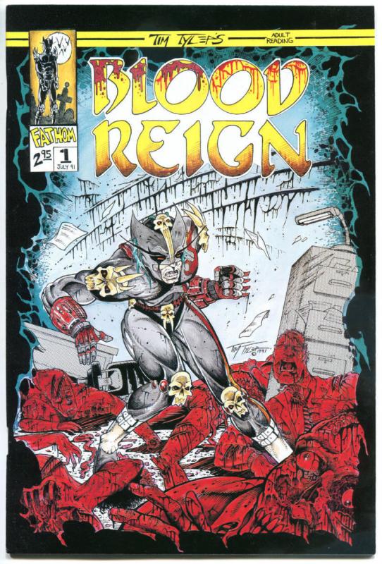 BLOOD REIGN #1, VF/NM, Tim Tyler, Fathom Press, Horror, 1991, more in store