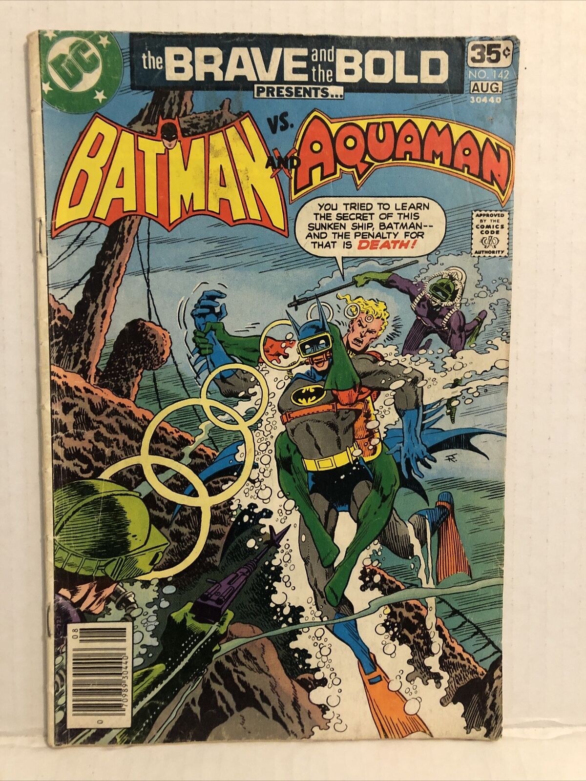 Brave And the Bold #142 Batman Vs Aquaman | Comic Books - Bronze Age, DC  Comics, Batman, Superhero / HipComic