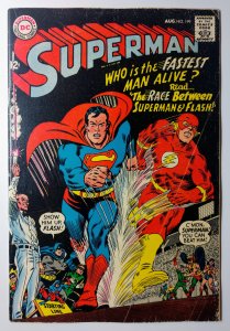 Superman #199 (5.0, 1977) 1st Race with Flash