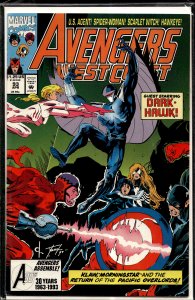 Avengers West Coast #93 (1993) West Coast Avengers / Avengers West Coast