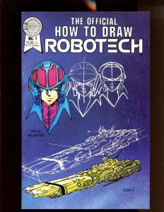 Official How To Draw Robotech Manual #1,2,5 - THREE PIECE LOT! (7.5/8.0) 1987