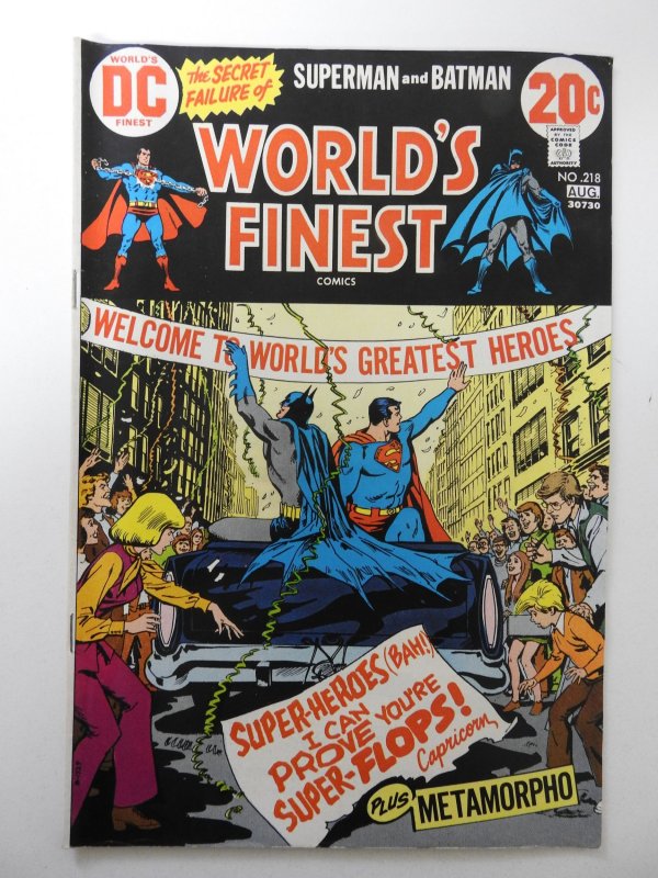 World's Finest Comics #218 (1973) FN Condition!