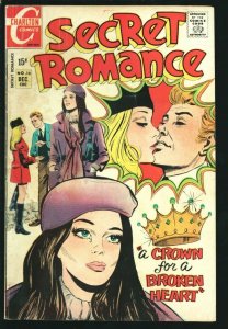 Secret Romance #10 1970-Charlton-A Crown For A Broken Heart-Bruce Lovelace ...