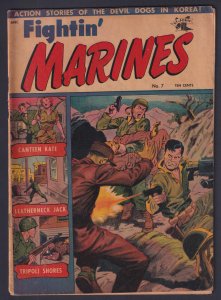 Fightin' Marines 7 (1952) VG- 3.5 Matt Baker St. John comic