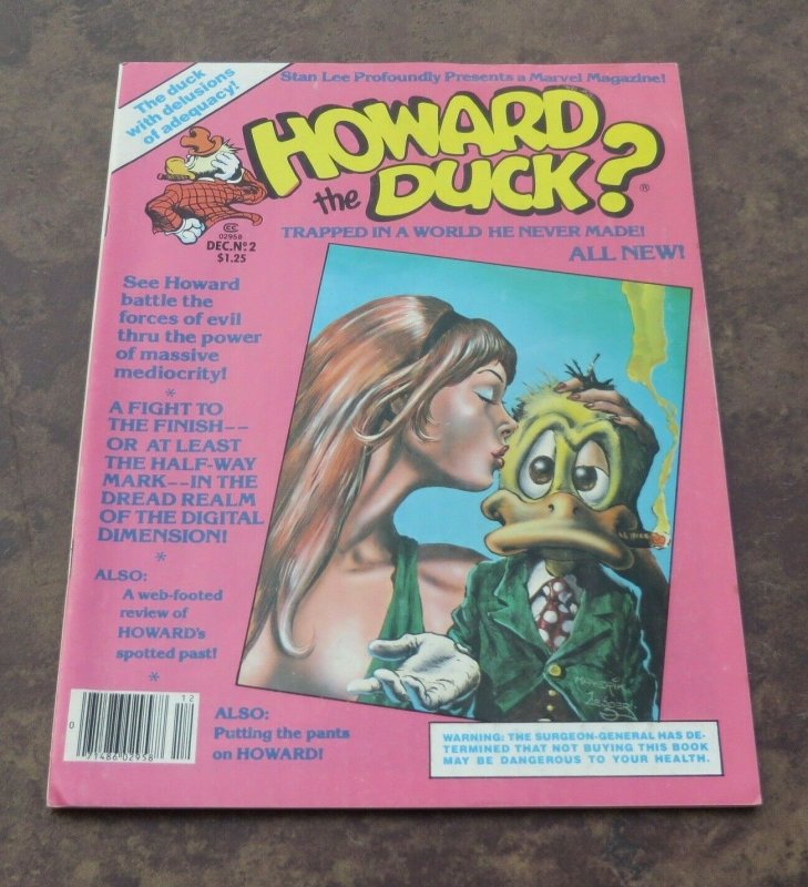 Howard The Duck #2 VG/FN 1979 Marvel Magazine Howard's Love Muffin Battles Evil