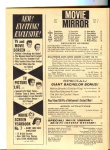 Movie Mirror-Liz Taylor-Stephen Boyd-Rock Hudson-Marlon Brando-July-1961