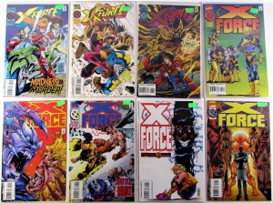 X-Force Lot 8 #40, 41, 43, 44, 45, 46, 48, 49 1994 Marvel Domino Comics