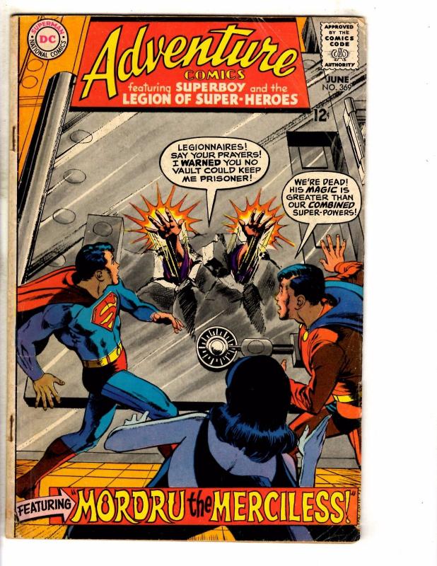 Adventure Comics # 369 FN DC Comic Book Superman Superboy Smallville Batman TW55