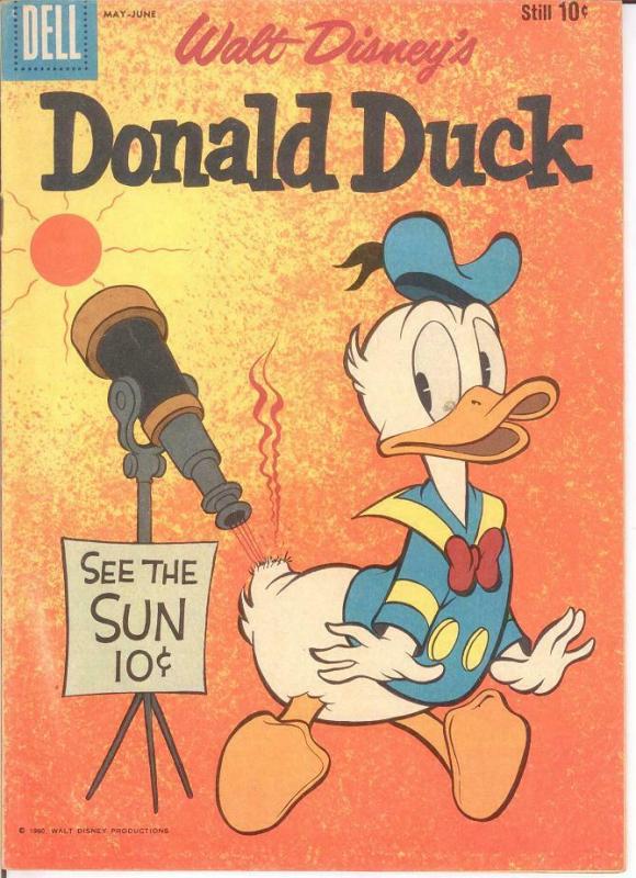 DONALD DUCK 71 VG-F BARKS 1/2 PAGE REPRINT COMICS BOOK