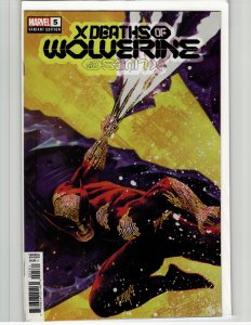 X Deaths of Wolverine #5 Manhanini Cover (2022)