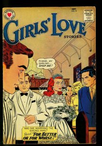 Girls' Love Stories #73 1960- DC Romance- Wedding cover - VG+