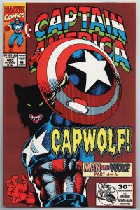 Captain America #405 Capwolf (Marvel, 1992) VF [ITC779]