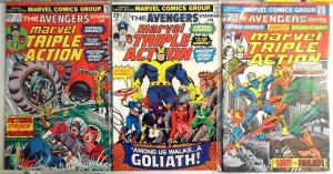 *Marvel Triple Action (1972) 14vf, 18-22, 27vf 7 high grade books