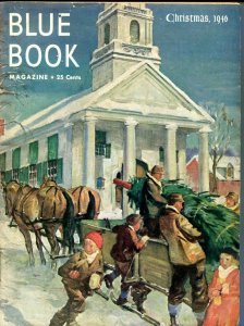 BLUE BOOK PULP-DEC-1946-G/VG-COVER ART BY STOOPS-CHRISTMAS-BEDFORD-JONES G/VG