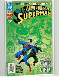 Adventures of Superman #500 (1993) Superman [Key Issue]