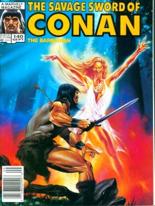 Savage Sword of Conan #140 Marvel Comics 1987 VF