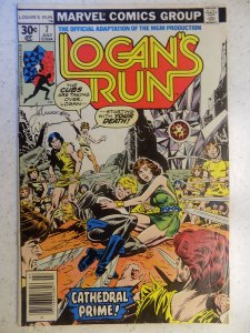LOGUN'S RUN # 7 MARVEL SIGNED JOHN WARNER MOVIE SCI-FI ACTION ADVENTURE