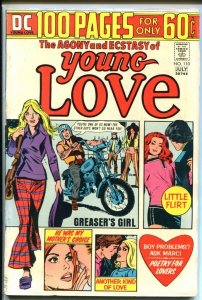 YOUNG LOVE #110-DC ROMANCE-100 PAGE GIANT-GREASERS GIRL VG+