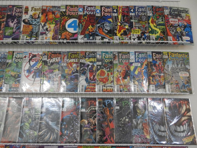 Huge Lot 200+ Comics W/ Fantastic Four, Spider-Man, Pitt+ Avg VF Condition!