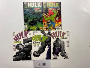 5 Hulk Marvel Comic Books # 10 11 24 30 Iron Man Avengers Defenders 86 JS42