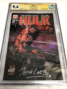 Hulk(2008)#1 (CGC SS 9.6) Signed By  Jeph Loeb| Wizard World Los Angeles Edition