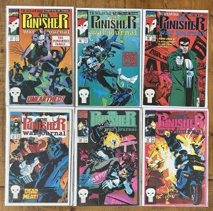 Punisher War Journal #25,26,27,28,29,30 NM Lot 1991 Ghost Rider Marvel Comics