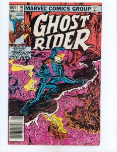 Ghost Rider #76 Newsstand 1st appearance of Zarathos separate from Johnny Blaze