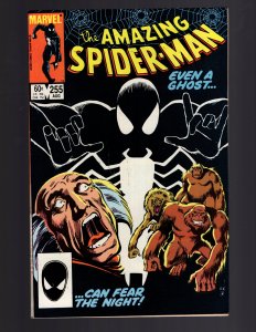 The Amazing Spider-Man #255  (1984) Black Costume! THE RED GHOST Appearance