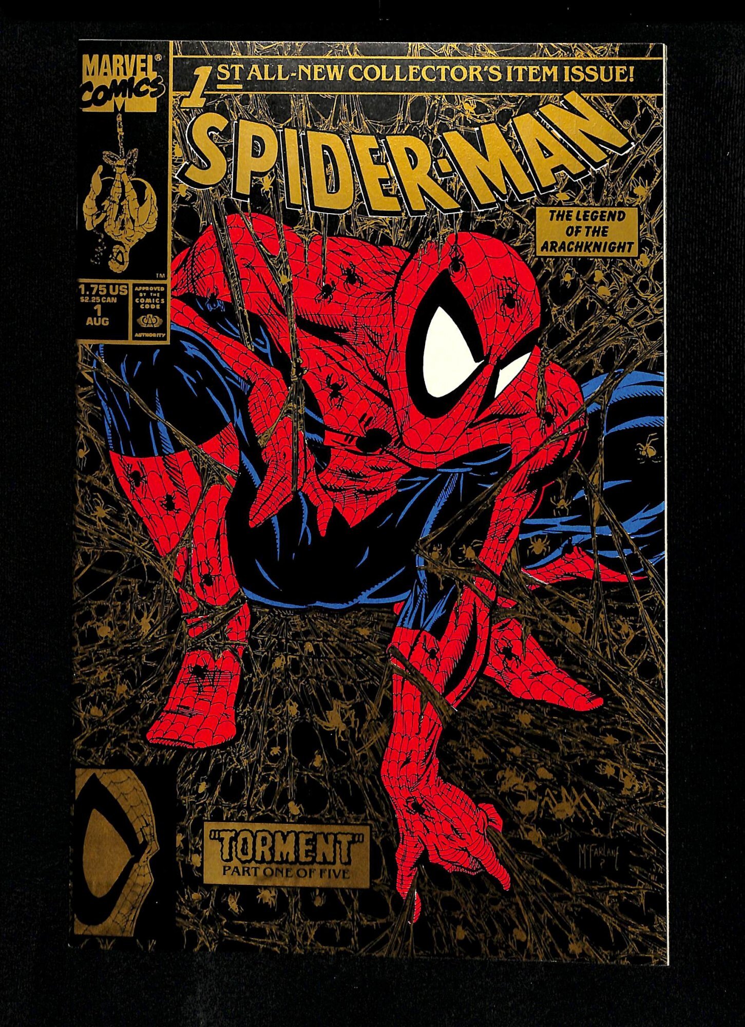 Spider-Man #1 Gold Variant Torment! Todd McFarlane! | Full Runs & Sets,  Marvel, Spider-Man, Superhero / HipComic