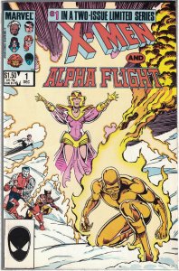 X-Men/Alpha Flight (1985) - Complete Set of 2 Books - Direct Edition