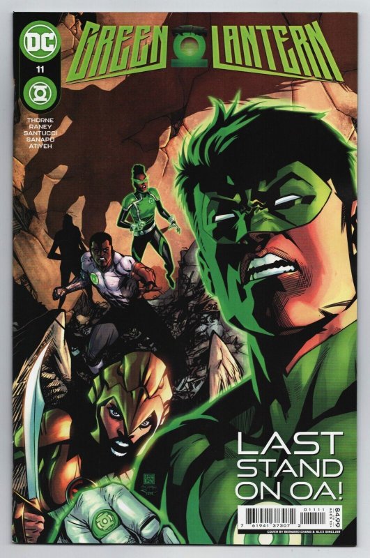 Green Lantern #11 Main Cover A Chang DC 2022 NM 