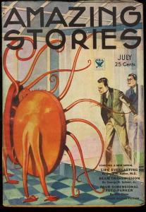 AMAZING STORIES 1934 JUL-EARLY SCIENCE FICTION PULP FN