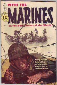 Marines on the Battlefronts of the World, With The #2 (Mar-54) VF High-Grade ...