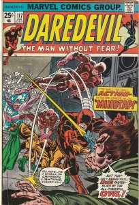 Daredevil # 117 FN/VF Marvel 1974 Black Widow Appearance [K6]