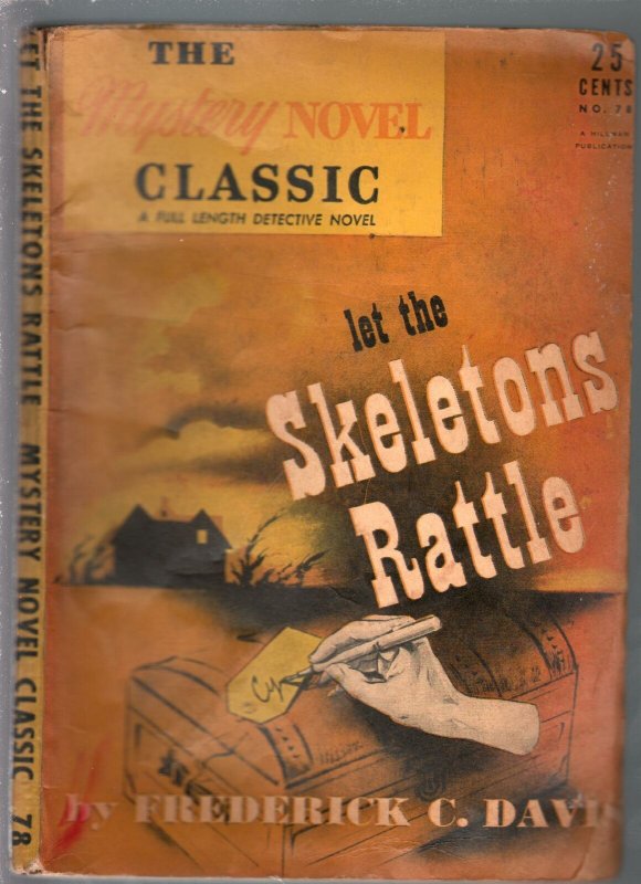 Mystery Novel Classic #70 1944-let The Skeletons Rattle-F.C. Davis-G/VG