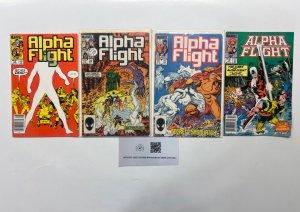 4 Alpha Flight Marvel Comic Books # 17 23 24 25 Avengers Spiderman 50 SM10