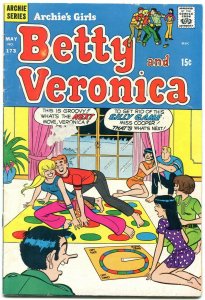 Archie's Girls Betty & Veronica #173 1970- Twister game cover G