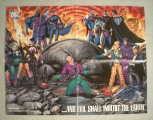 EVIL SHALL INHERIT THE EARTH Promo Poster, DC, Unused, more in our store