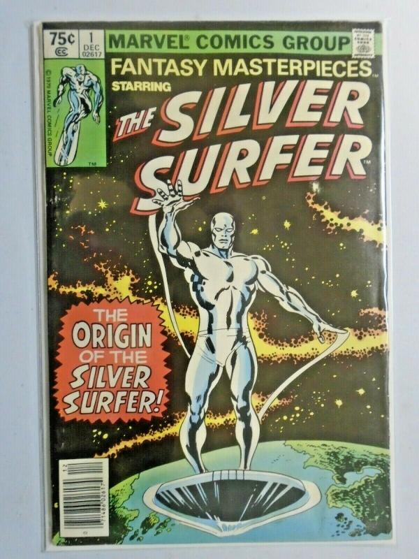 Fantasy Masterpieces #1 N.S. Silver Surfer 2nd Series water damage 5.0 (1979)