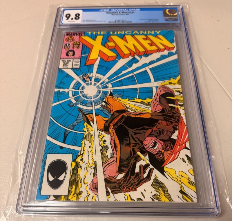 Uncanny X-Men # 221 CGC Graded 9.8 Marvel Comic Book Wolverine Mr. Sinister JH30