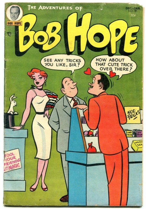 Adventures Of Bob Hope #30 1954-DC Golden Age- Trick cover VG
